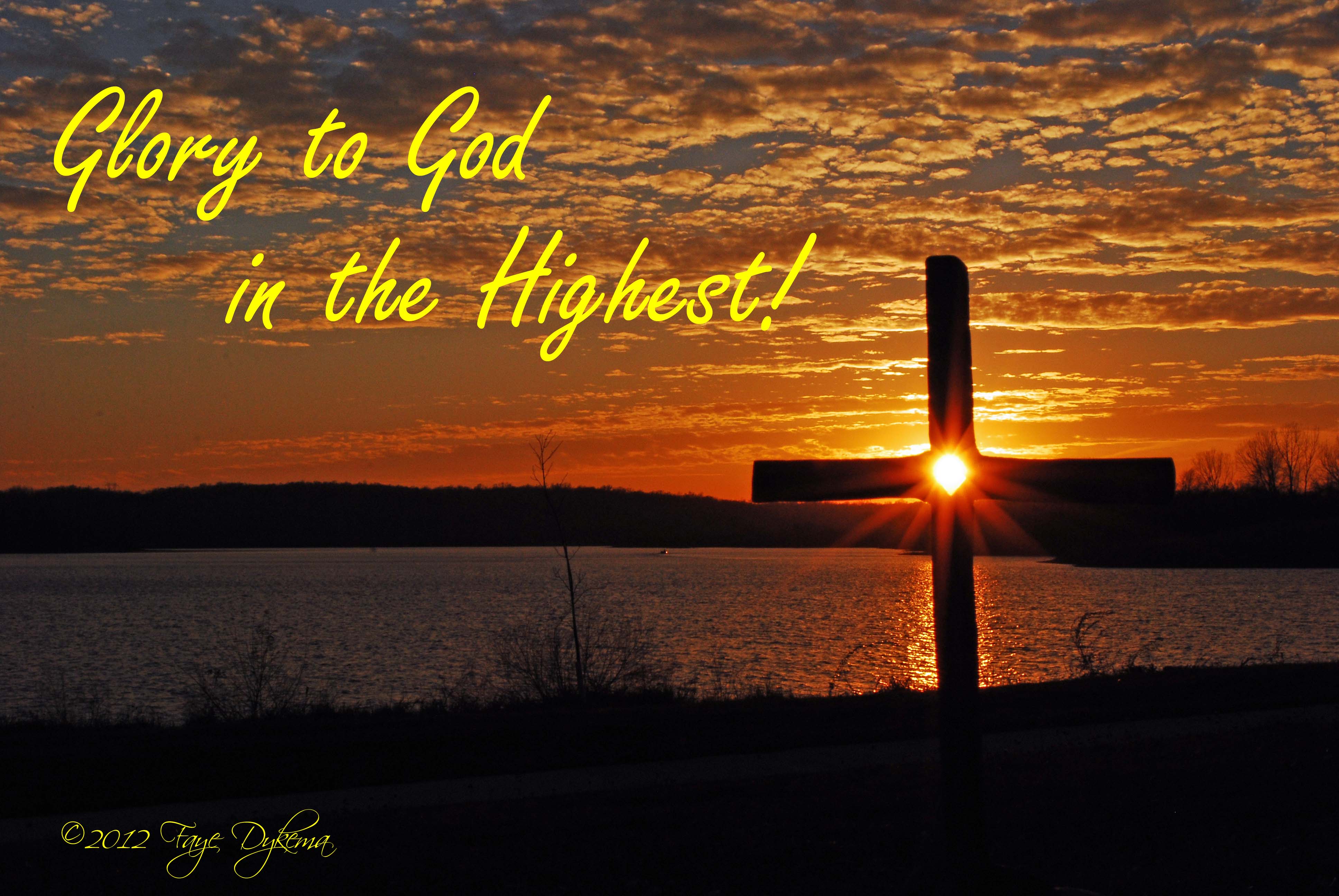 Glory to God in the Highest copy